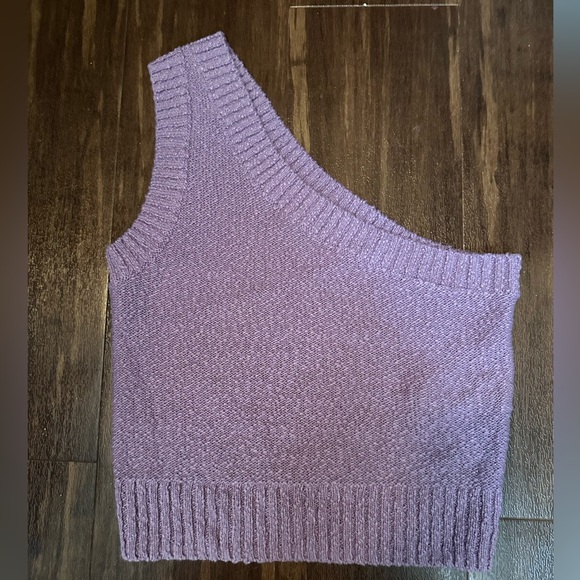 Madewell Tops - NEW Madewell Quinn one shoulder tank in purple